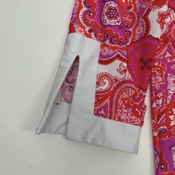 Jude Connally Holly Tunic Mini Dress Captiva Paisley Watermelon - Picture 7 of 13